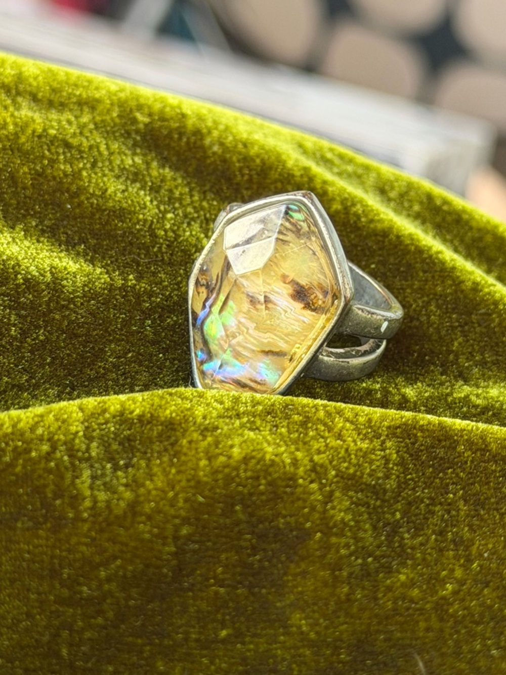 Angel Aura Quartz Ring